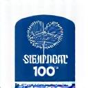OEKO-TEX Standard 100-logo, blå og hvit, for giftfrie tekstiler